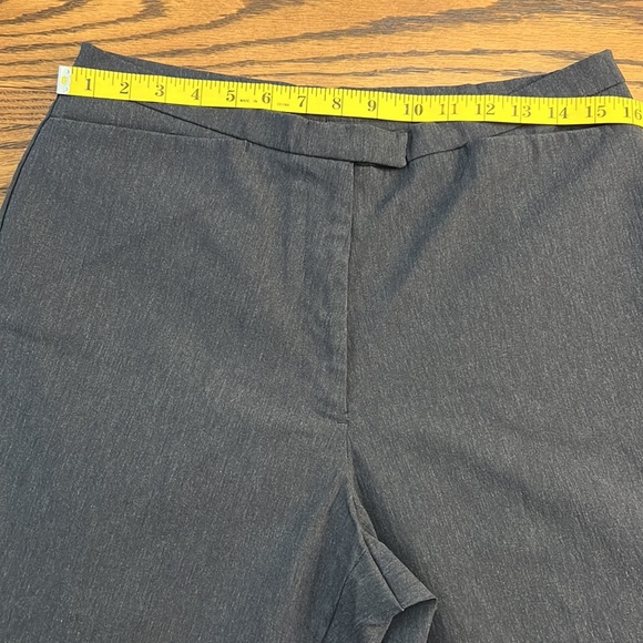 Lane Bryant Venezia Gray Trouser Pants Size 14P - Picture 4 of 10